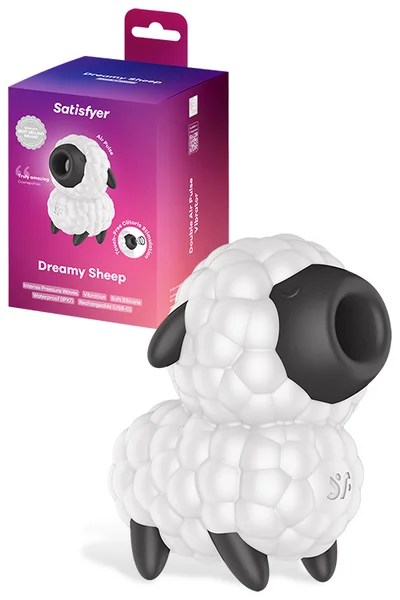 Satisfyer Dreamy Sheep 3.5" Vibrating Air Pulse Clitoral Stimulator — image 5 of 12