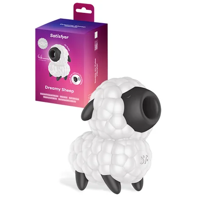 satisfyer dreamy sheep 35 vibrating air pulse clitoral stimulator