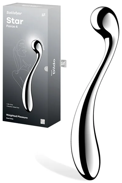 Satisfyer Star Force 4 Stainless Steel 10.2" Dual Ended Dildo — image 6 of 15