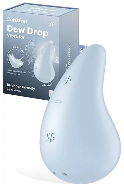 Satisfyer Dew Drop 3.2" Lay On Vibrator — image 6 of 15