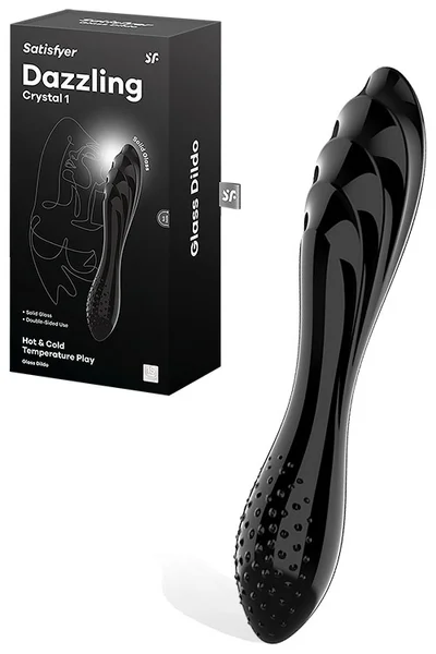 Satisfyer Dazzling Crystal 7" Glass Dildo — image 7 of 12