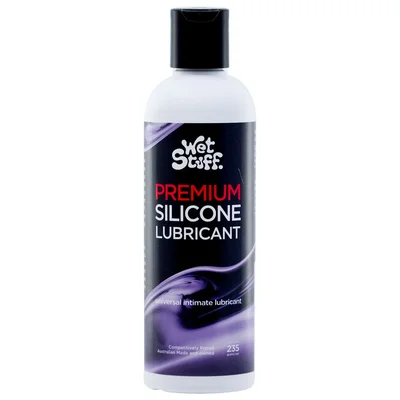 wet stuff premium 235g disk top silicone lubricant 235 gram bottle