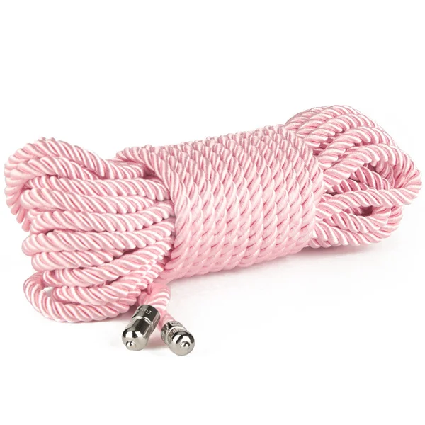 Rebellion Reign Silky Bondage Rope - Pink - Pink Bondage Rope - 10 metre length — image 4 of 9