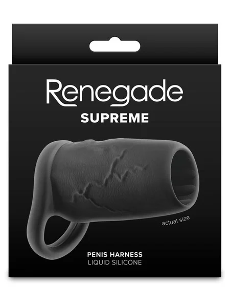 Renegade Supreme - Black - Black Penis Sleeve — image 7 of 8