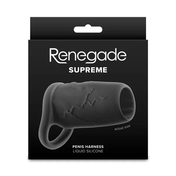 Renegade Supreme - Black - Black Penis Sleeve — image 5 of 8