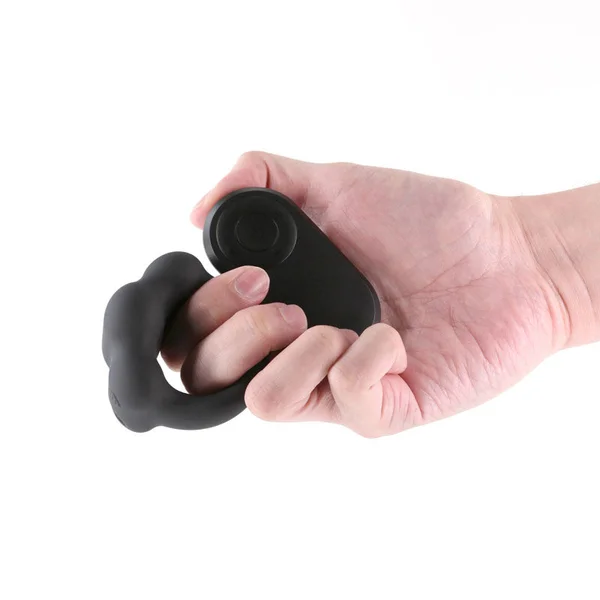 Renegade Rocket Ring - Black - Black USB Rechargeable Vibrating Cock Ring with Wireless Remote — image 2 of 7