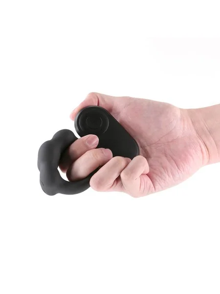 Renegade Rocket Ring - Black - Black USB Rechargeable Vibrating Cock Ring with Wireless Remote — image 7 of 7