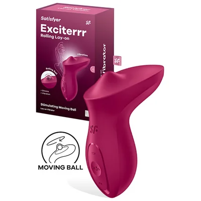 satisfyer exciterrr 4 rolling lay on vibrator