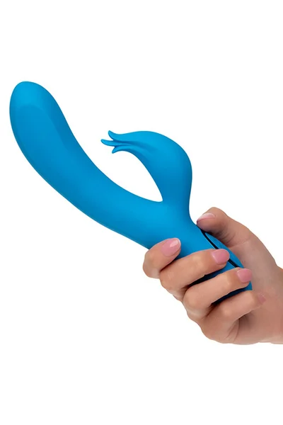 Calexotics Flutter G 9" Silicone Rabbit Vibrator with Flicking Clitoral Teaser — image 9 of 10
