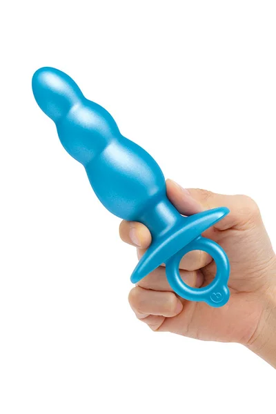 B-Vibe Bounce 4.4" Beaded Silicone Butt Plug — image 10 of 12