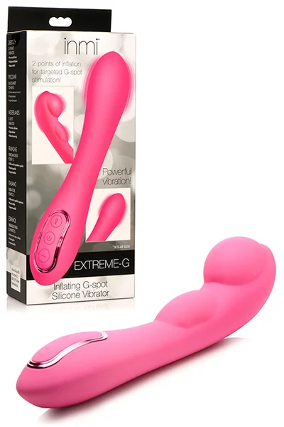 Inmi Extreme G 8.2" Inflating Silicone G Spot Vibrator — image 6 of 10