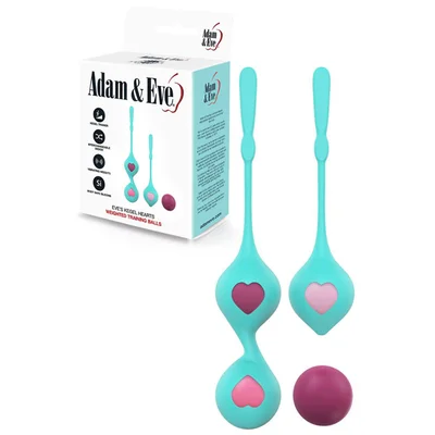 adam and eve eves weighted kegel ball 2 piece set