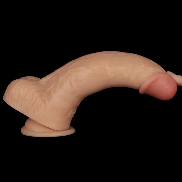 9 Inch Power Basics - Flesh 23 cm USB Rechargeable Vibrating Dong — image 5 of 9