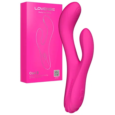 lovense osci 3 app enabled 825 heated rabbit vibrator with oscillating tip