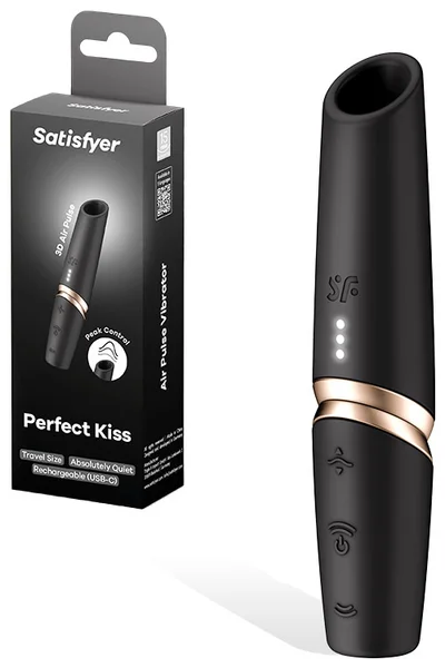Satisfyer Perfect Kiss 4.7" Air Pulse Clitoral Stimulator — image 4 of 6