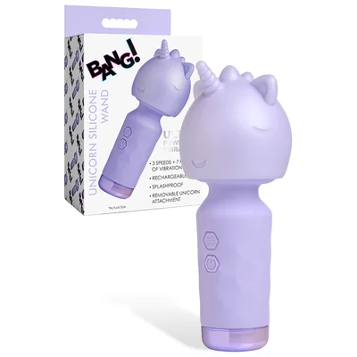 bang unicorn 49 mini silicone wand vibrator