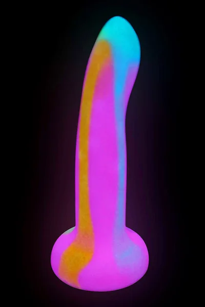 Adam and Eve Whimsy 6.5" Glow In The Dark Liquid Silicone Dildo — image 14 of 15