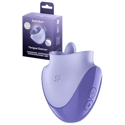 satisfyer tongue dancer 27 flicking vibrating clitoral stimulator