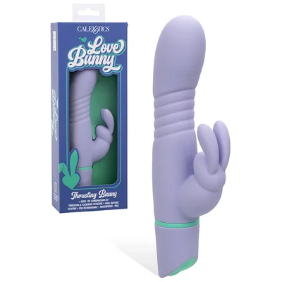 calexotics thrusting bunny 75 thrusting rabbit vibrator
