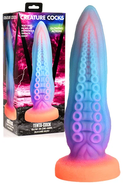 Creature Cocks Tenta Cock 9.5" Luminous Silicone Tentacle Monster Dildo — image 7 of 12
