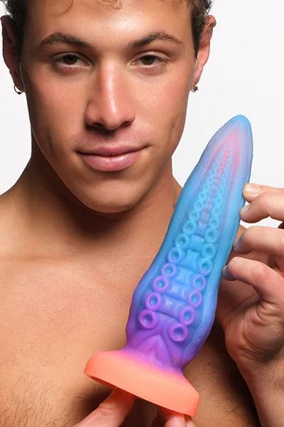 Creature Cocks Tenta Cock 9.5" Luminous Silicone Tentacle Monster Dildo — image 6 of 12