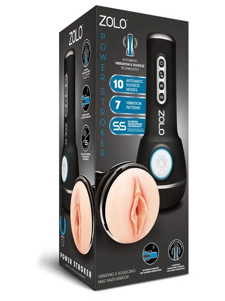 Zolo Power Stroker - Flesh USB Rechargeable Powered Masturbator — image 5 of 6