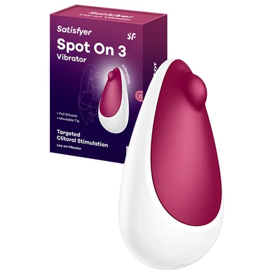 satisfyer spot on 3 lay on clitoral vibrator