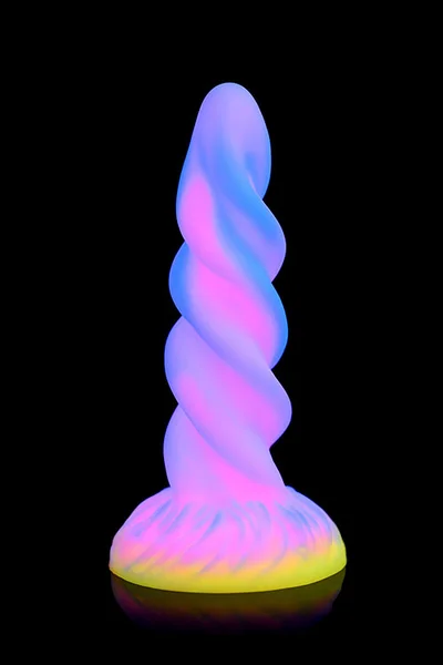 Creature Cocks Moon Rider 8.1" Luminous Silicone Unicorn Horn Dildo — image 4 of 4