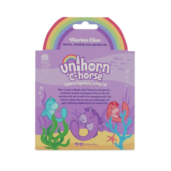 Unihorn - C Horse - Marina Lilac - Lilac USB Rechargeable Dual Unicorn Vibrator — image 9 of 11