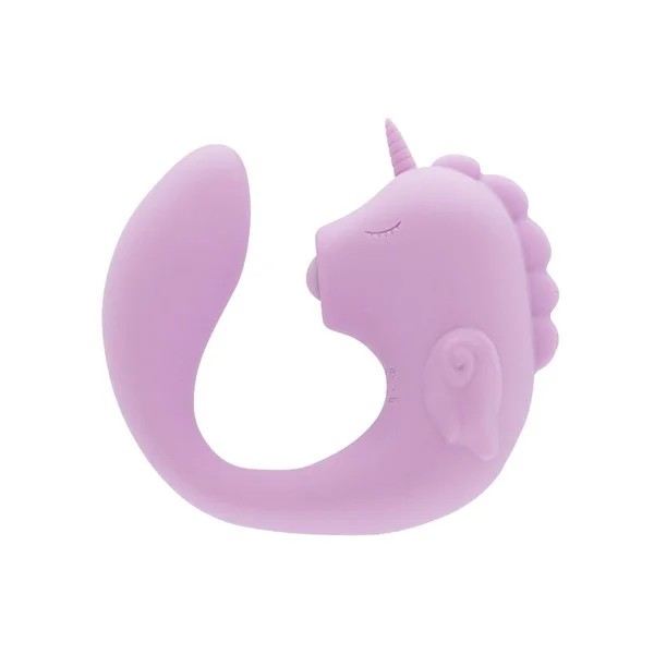 Unihorn - C Horse - Marina Lilac - Lilac USB Rechargeable Dual Unicorn Vibrator — image 5 of 11