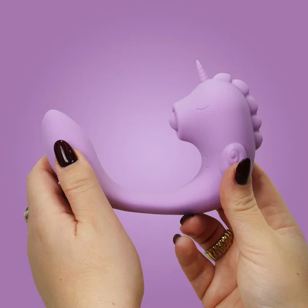 Unihorn - C Horse - Marina Lilac - Lilac USB Rechargeable Dual Unicorn Vibrator — image 3 of 11