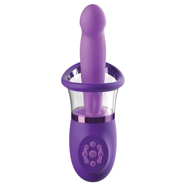 Fantasy For Her Ultimate Pleasure Pro Plus - Purple USB Rechargeable Sucking Licking & Flicking Vibrator — image 3 of 10