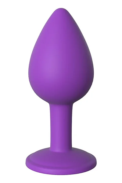 Pipedream Little Gem 2.8" Silicone Butt Plug with Gemstone Base | Small — image 3 of 3