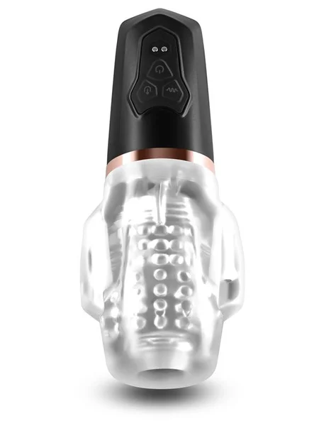 Renegade Avenger - Clear/Black USB Rechargeable Sucking Masturbator — image 8 of 8