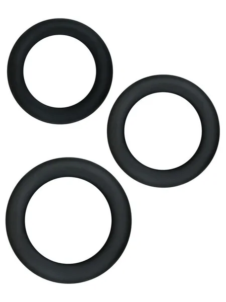 Renegade Diversity Rings - Black Cock Rings - Set of 3 Sizes — image 5 of 5