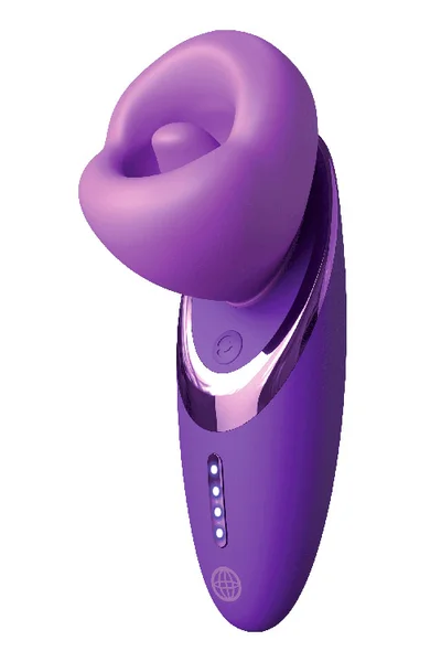 Pipedream Fantasy for Her Pleasure Sucker 7" Sucking, Licking & Vibrating Clitoral Stimulator — image 2 of 5