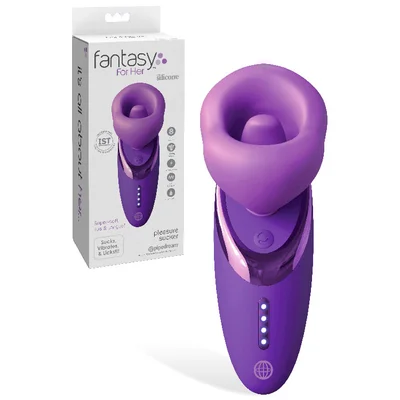 pipedream fantasy for her pleasure sucker 7 sucking licking vibrating clitoral stimulator