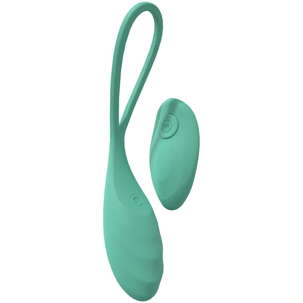 LOVELINE Passion - Green - Green USB Rechargeable Vibrating Egg with Wireless Remote — image 2 of 6