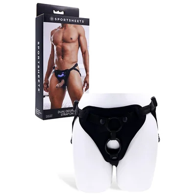 sportsheets dual desires strap on harness