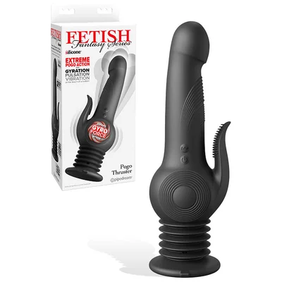 pipedream pogo thruster 925 responsive silicone thrusting vibrating dildo
