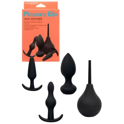 calexotics pleasure kits anal explorer collection 4 piece kit
