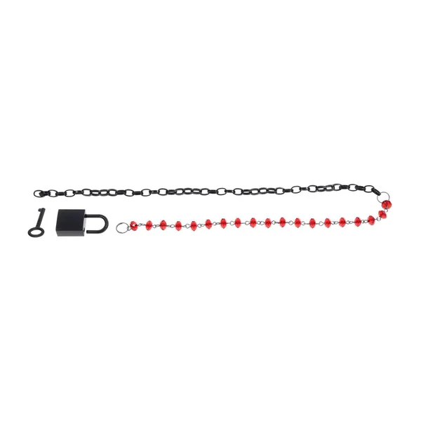 S&M Exs & Ohs Crystal Day Collar - Red/Black Collar Jewellery — image 7 of 11