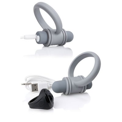 Screaming O My Secret Bullet Vibrator Cock Ring for Him with Remote