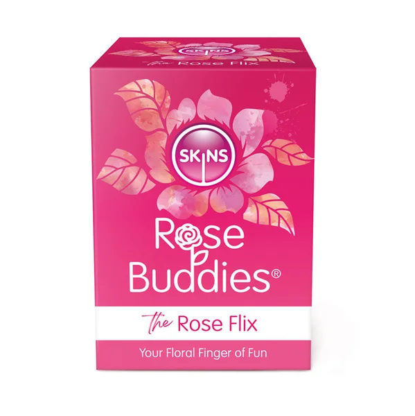 Skins Rose Buddies - The Rose Flix - Pink USB Rechargeable Flicking Rose Stimulator — image 8 of 10