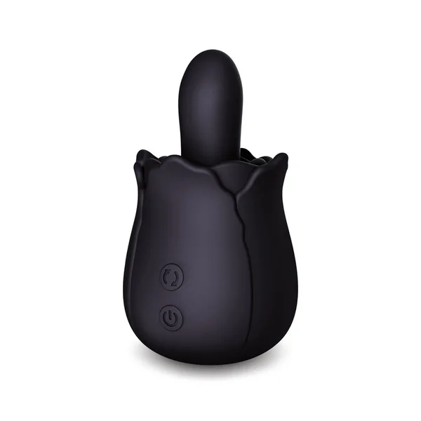 Skins Rose Buddies - The Bums N Roses - Black USB Rechargeable Anal Rimming Stimulator — image 4 of 11