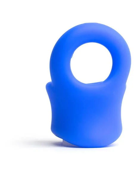 Sport Fucker Baller Ring - Blue Liquid Silicone Cock Ring with Ball Stretcher — image 2 of 4