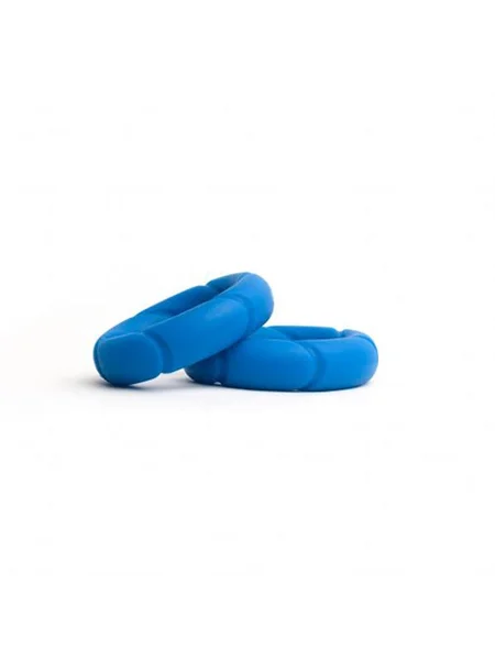 Sport Fucker Ready Rings - Blue Cock Rings - 2 Pack — image 3 of 3