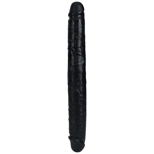 REALROCK 35cm Thick Double Dildo - Black - Black 35 cm (14'') Thick Double Dong — image 2 of 8