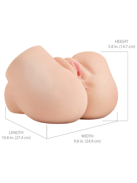 PDX Elite Back That Ass Up - Flesh - Flesh USB Rechargeable Auto Mega Masturbator — image 3 of 4
