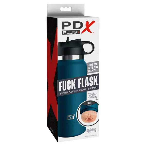 PDX Plus Fuck Flask - Private Pleaser - Flesh Discreet Vagina Stroker — image 8 of 11